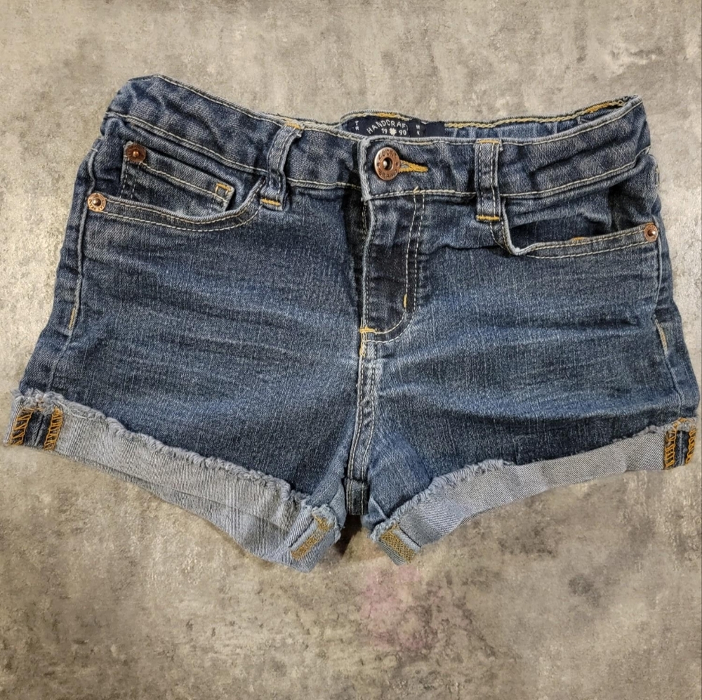 - Lucky Brand faded Riley denim shorts Size 10